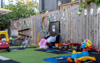 outdoor area at golders green