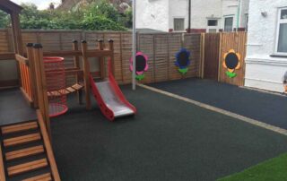 outdoor spaces at monkey puzzle golders green